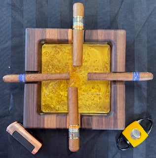 Luxury Maple & Cherry Cigar Ashtray - #25-A-0006