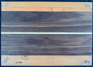Walnut, Cherry & Maple Cutting Board - #25-B-0002