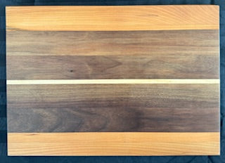 Walnut, Cherry & Maple Cutting Board - #25-B-0002