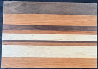 Walnut, Cherry & Maple Cutting Board - #25-B-0005
