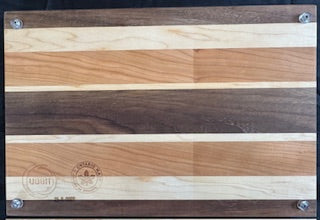 Walnut, Cherry & Maple Cutting Board - #25-B-0009