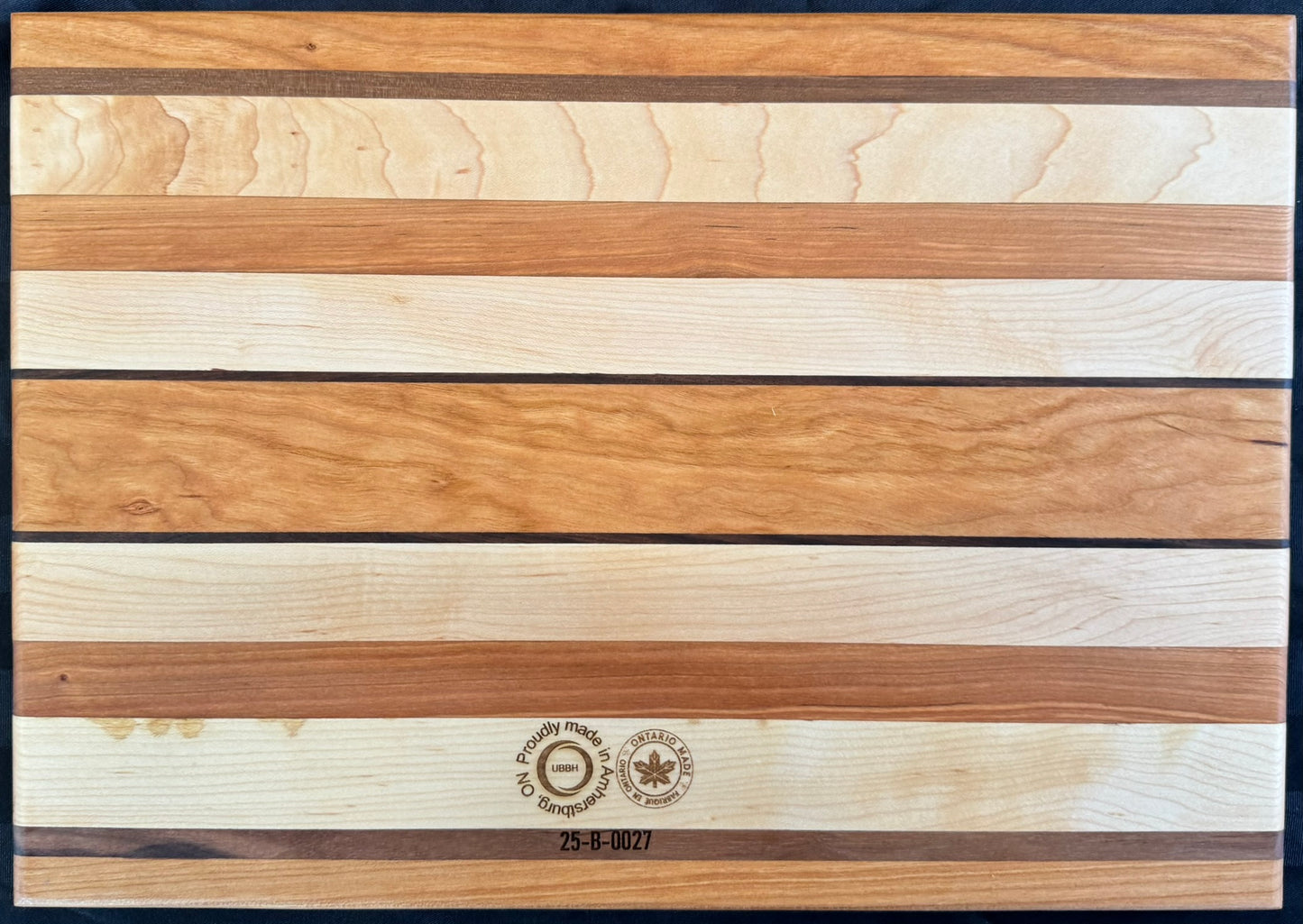 Engraved Walnut, Cherry & Maple Cutting Boards - #25-B-0027