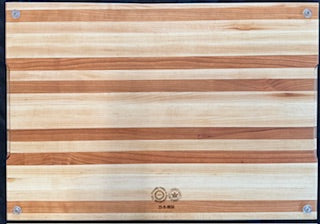 Cherry & Maple Extra Large wood Carving Board with Juice Groove