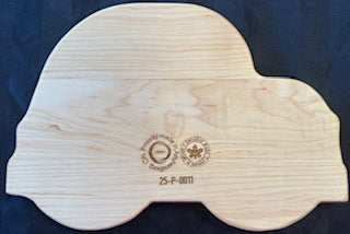 maple wood Car Plate
