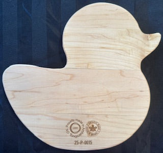 maple wood Ducky Plate