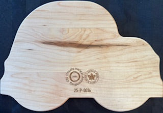 maple wood Car Plate