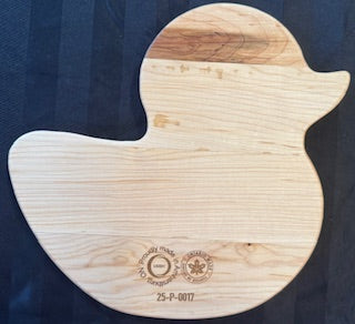 maple wood Ducky Plate