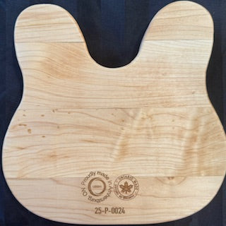 maple wood Bunny Plate