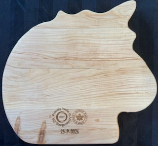 maple wood Unicorn Plate