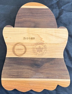 Maple, Walnut and cherry wood ghost tray