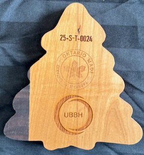 walnut and cherry wood small Tree Tray