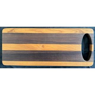 Cherry & Walnut Rectangular Shaped Serving Board - #25-SB-0022