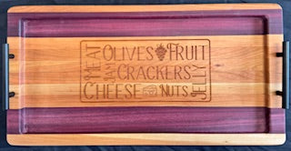 Engraved Open Serving Tray - #25-ST-0002