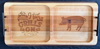 Engraved Sectioned Serving Tray - #25-ST-0011