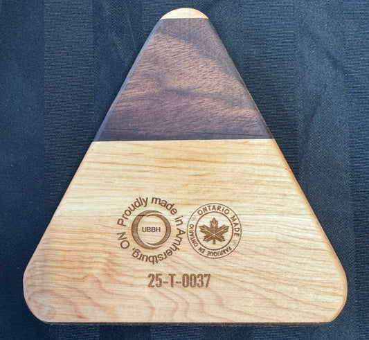 walnut and maple wood Triangle Tray