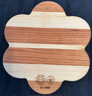 Maple and cherry wood 7 Section Flower Tray