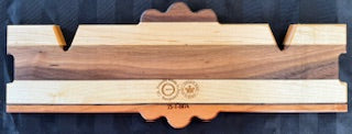 Walnut, cherry and maple wood Mom Tray for Mother’s Day