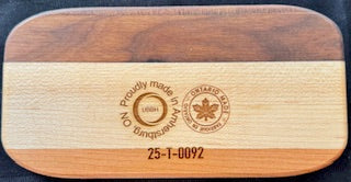 walnut, cherry and maple wood Rectangle Tray