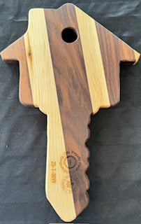 walnut and maple wood House Key Tray