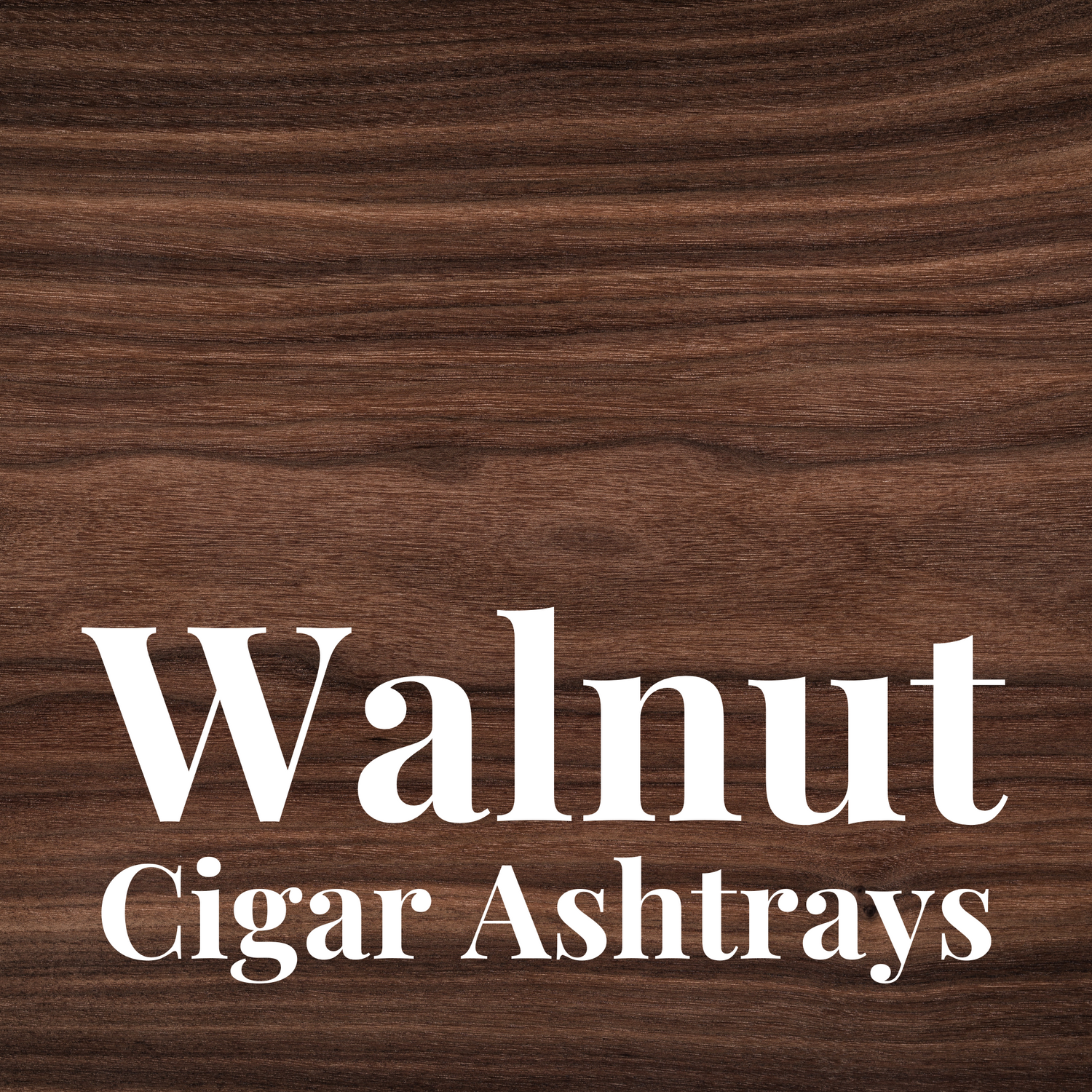 Walnut Cigar Ashtrays