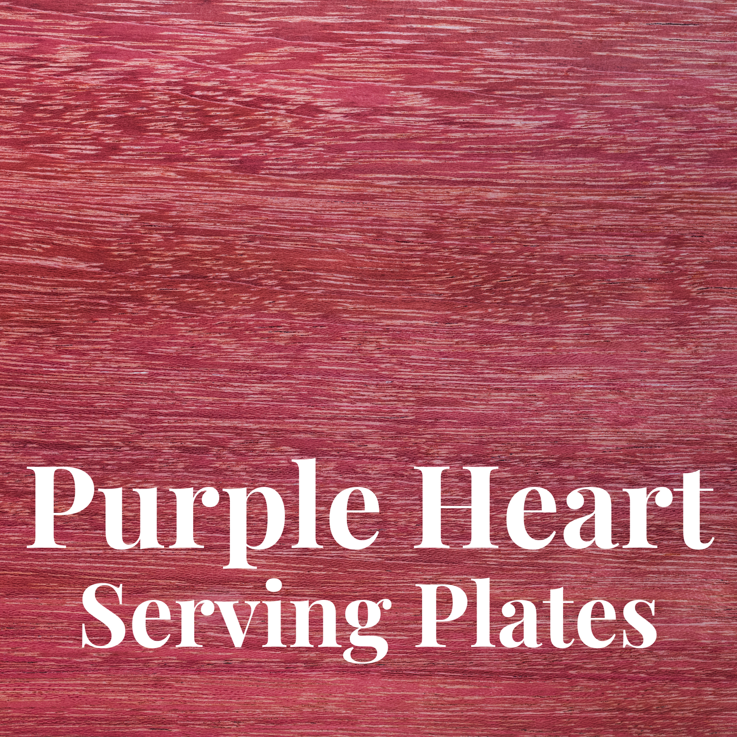 Purple Heart Serving Trays