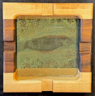 Luxury Walnut & Maple Cigar Ashtray - #25-A-0005
