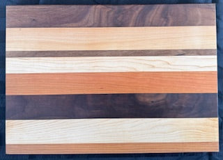 Walnut, Cherry & Maple Cutting Board - #25-B-0003
