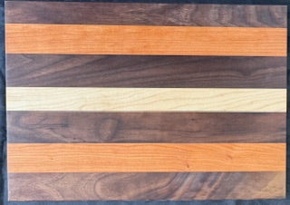 Walnut, Cherry & Maple Cutting Board - #25-B-0007