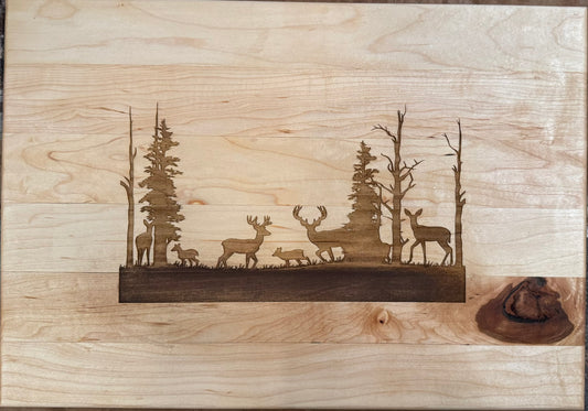 Engraved Maple Cutting Board - #25-B-0024