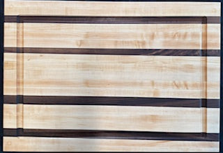 Maple & Walnut Extra Large Carving Board with Juice Groove - #25-B-0038