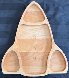Rocketship Plate - #25-P-0002