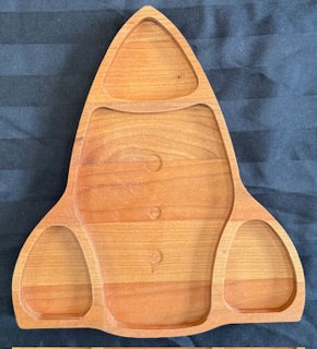 Rocketship Plate - #25-P-0003