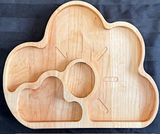 Clouds Plate -#25-P-0008