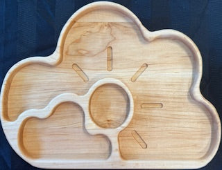 Clouds Plate - #25-P-0021