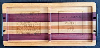 Engraved Sectioned Serving Tray - #25-ST-0006
