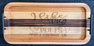 Engraved Open Serving Tray - #25-ST-0010