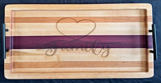 Engraved Open Serving Tray - #25-ST-0013