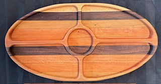 5 Section Oval Tray - #25-T-0045