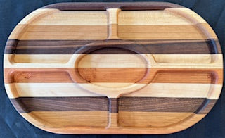 Oval 5 Section Tray - #25-T-0057