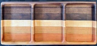 3 Section Rectangular Tray - #25-T-0059