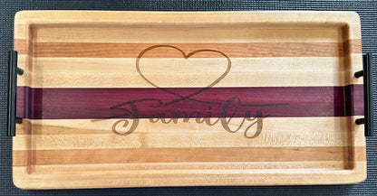 &quot;Customizable wooden tray by Unique Boutique by Helen, tailor-made for personal or event use.&quot;